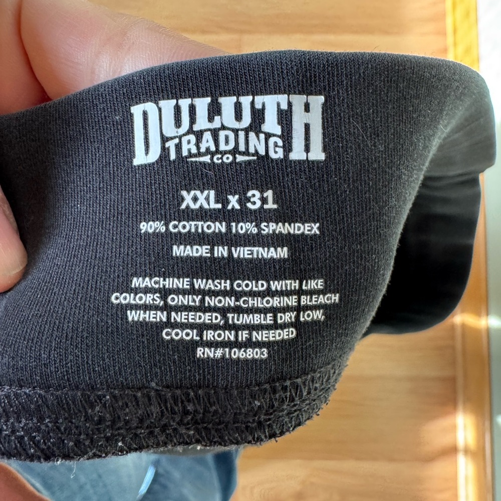 Black Women's Duluth‎ Trading cotton NOGA pant XXLx31 - Picture 6 of 6